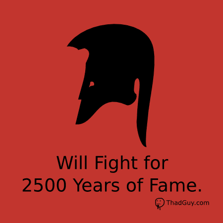 2500 years of fame t-shirt